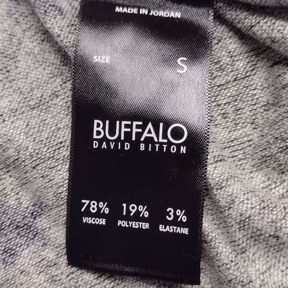 Buffalo David Bitton NEW Star Print Gray/Black Comfy Soft Knit Tunic Sz S - Picture 10 of 12